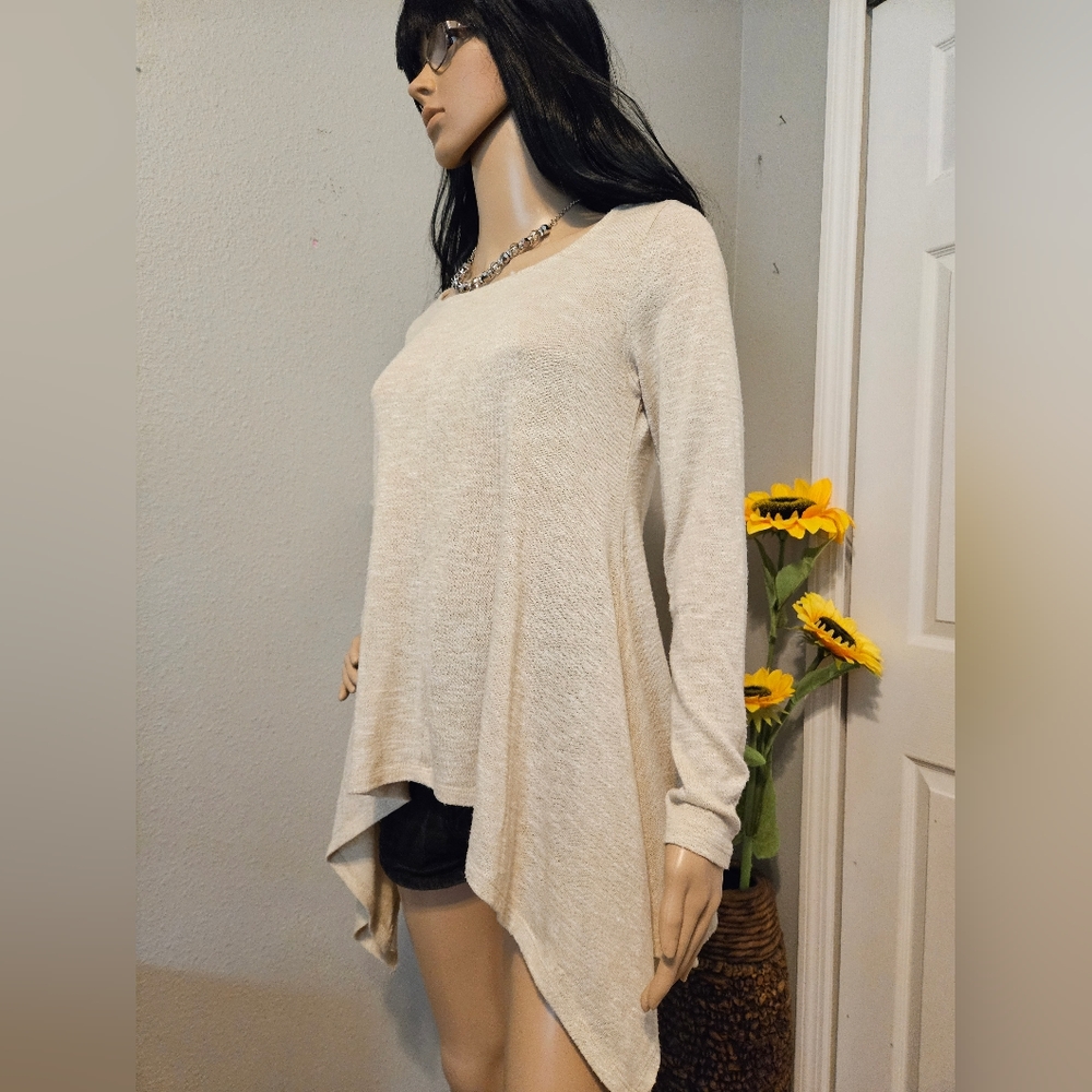 A.n.a. A New Approach Women Cream Long Sleeve Top S